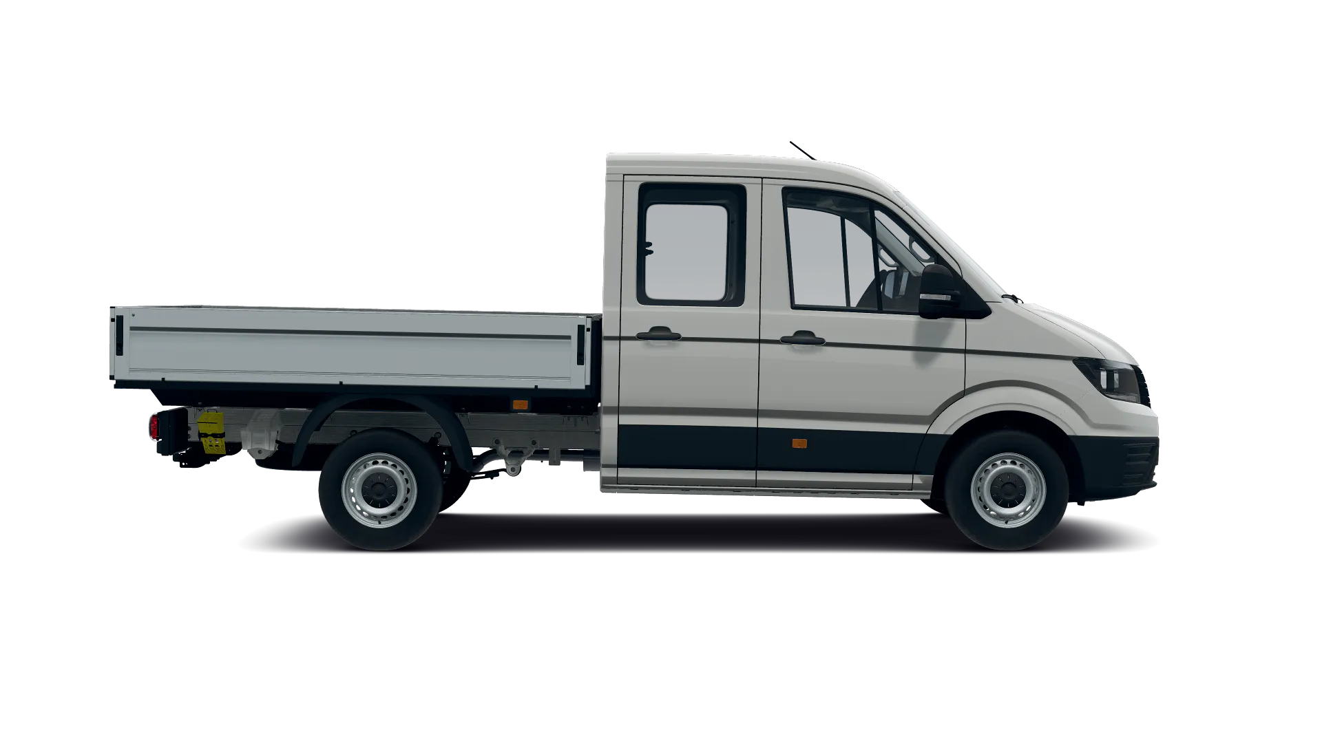 Volkswagen Crafter z podwójną kabiną ze średnim rozstawem osi