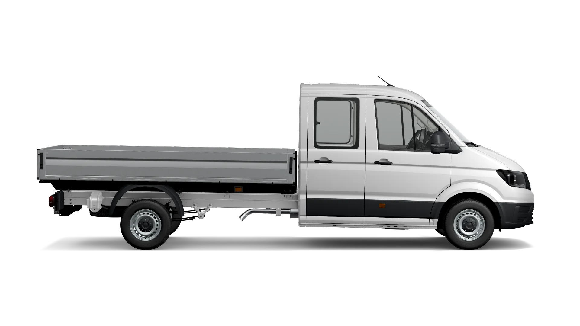 Volkswagen Crafter z podwójna kabiną z długim rozstawem osi