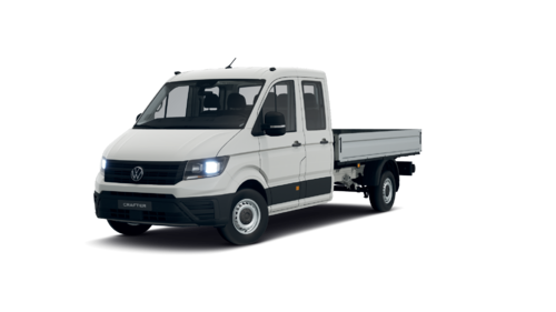Crafter 35 Pick-up L4 DC  4490 mm  2.0 TDI EU6-EA SCR FWD 177pk (130KW) Versnellingsbak ASG-8