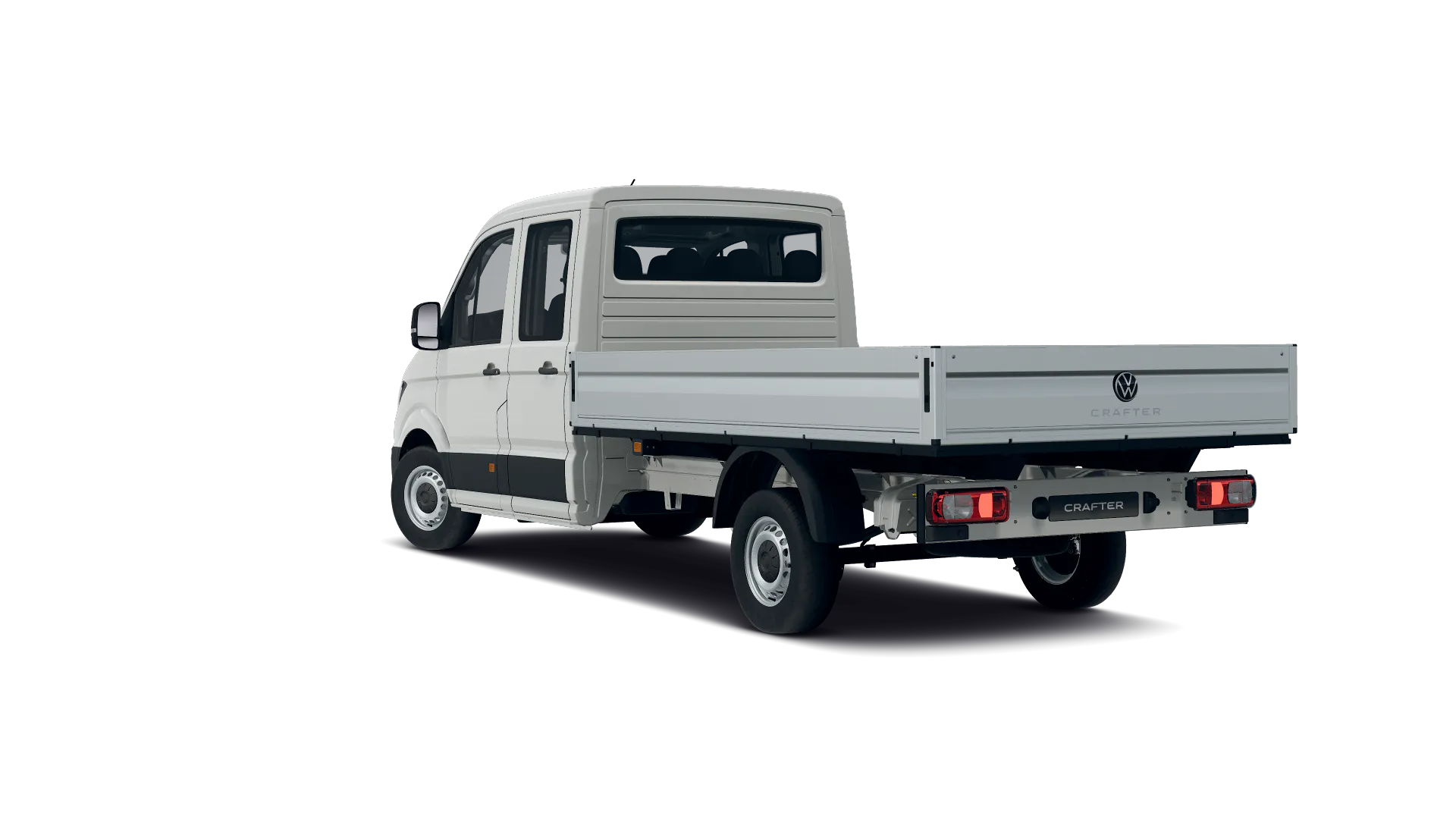 Volkswagen Crafter z podwójna kabiną z długim rozstawem osi