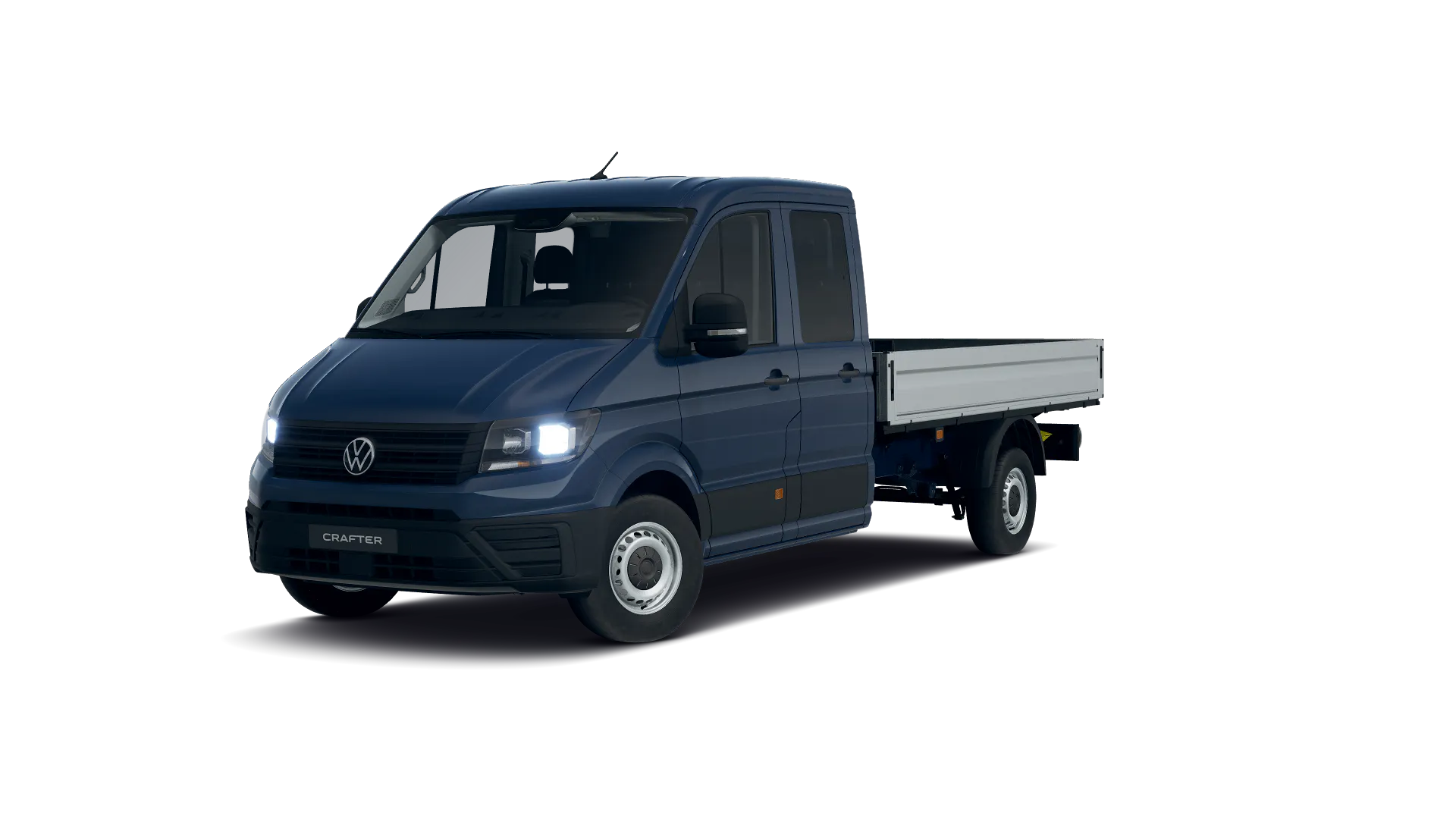 Volkswagen Crafter z podwójna kabiną z długim rozstawem osi
