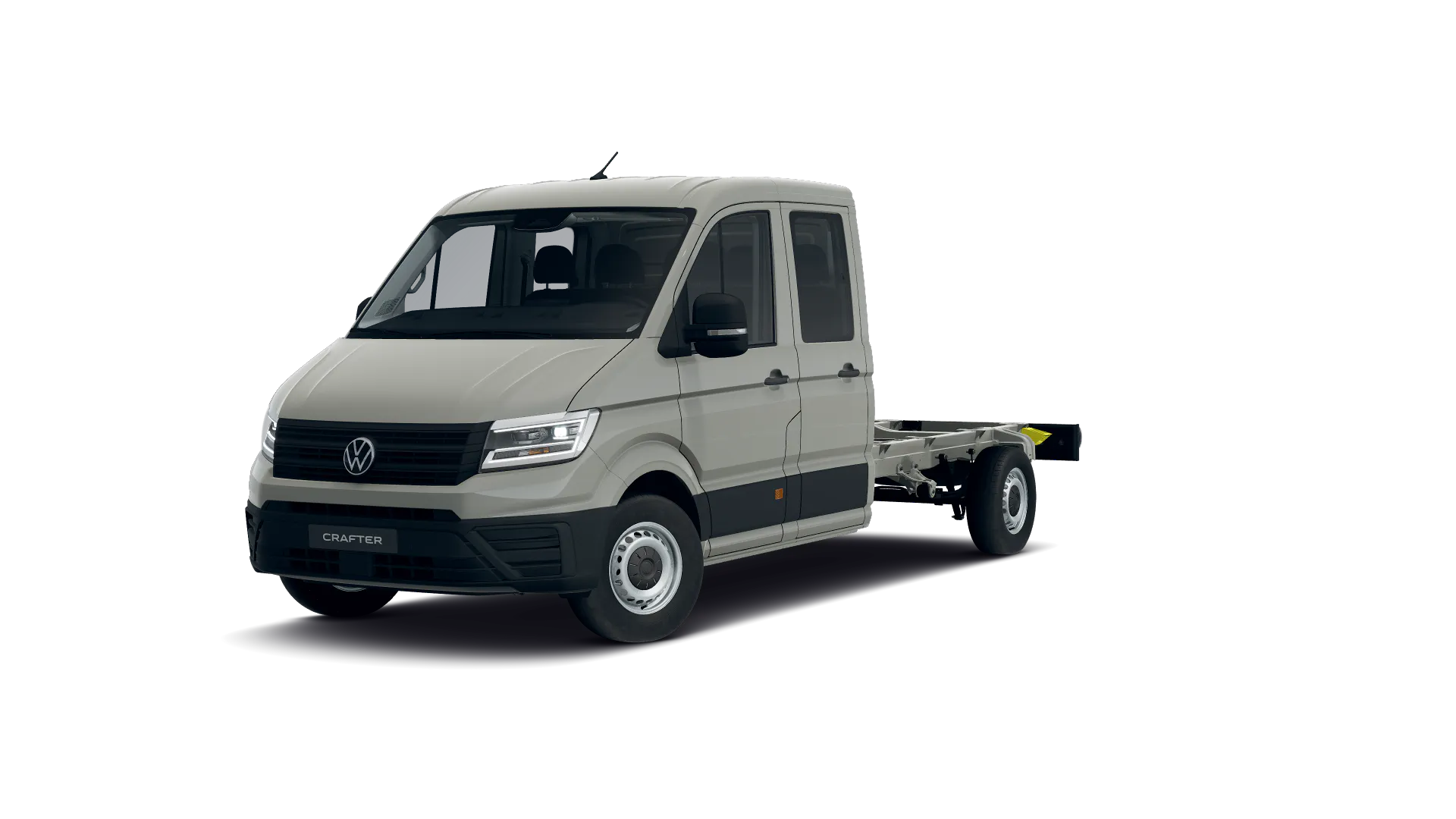 Volkswagen Crafter z podwójna kabiną z długim rozstawem osi
