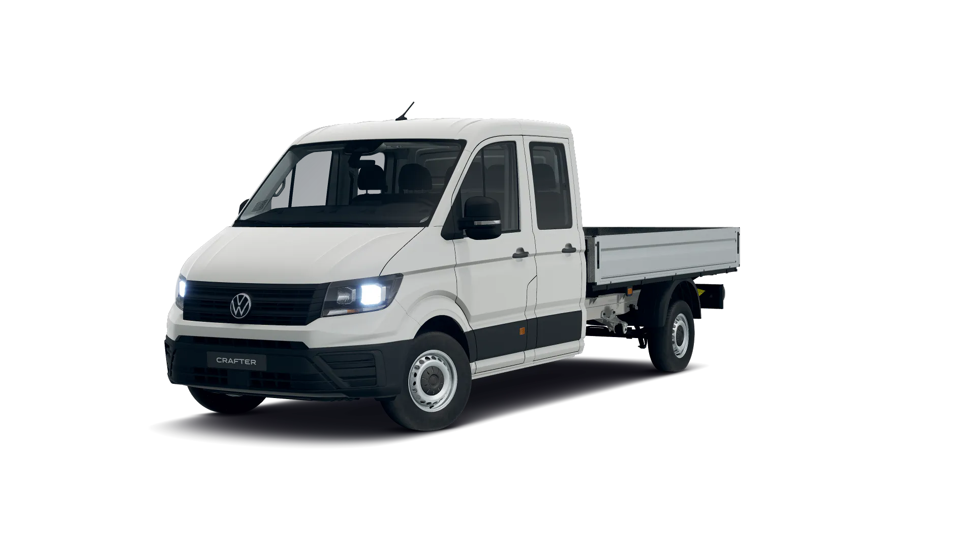 Volkswagen Crafter z podwójna kabiną z długim rozstawem osi