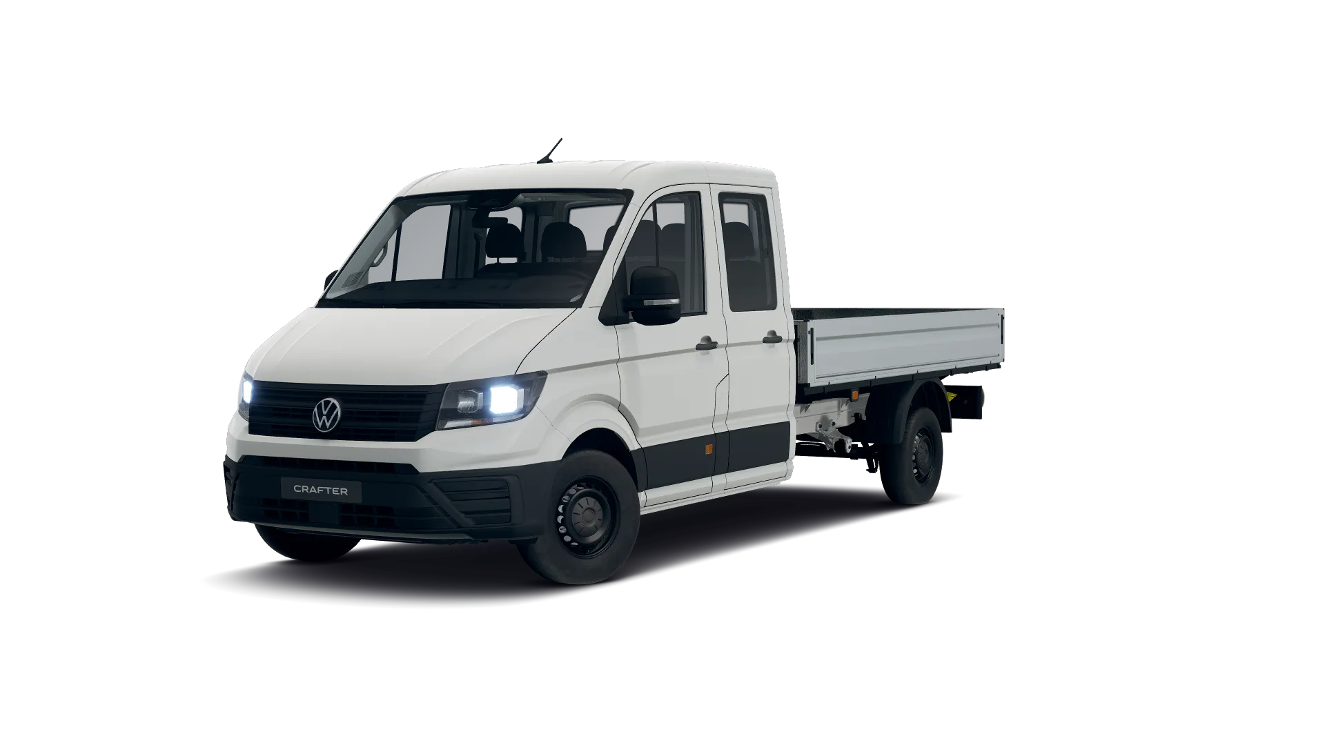 Volkswagen Crafter z podwójna kabiną z długim rozstawem osi