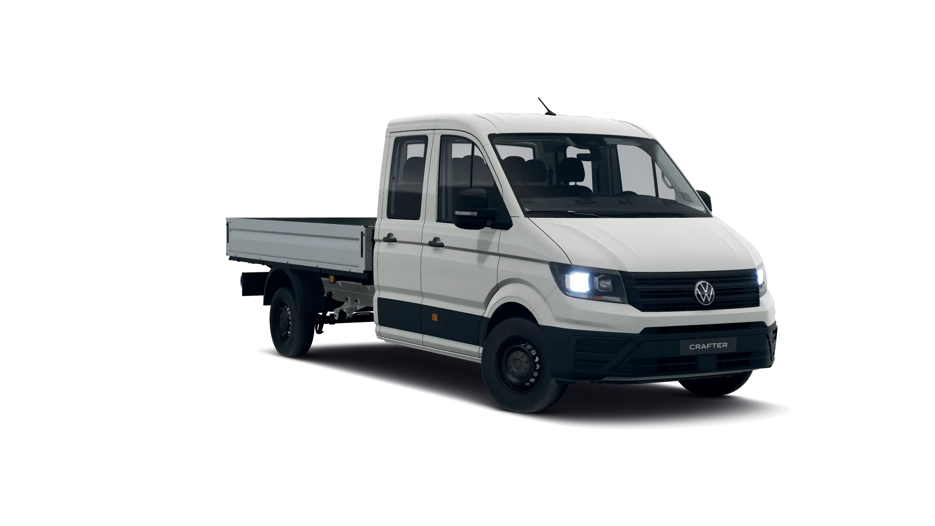 Volkswagen Crafter z podwójna kabiną z długim rozstawem osi