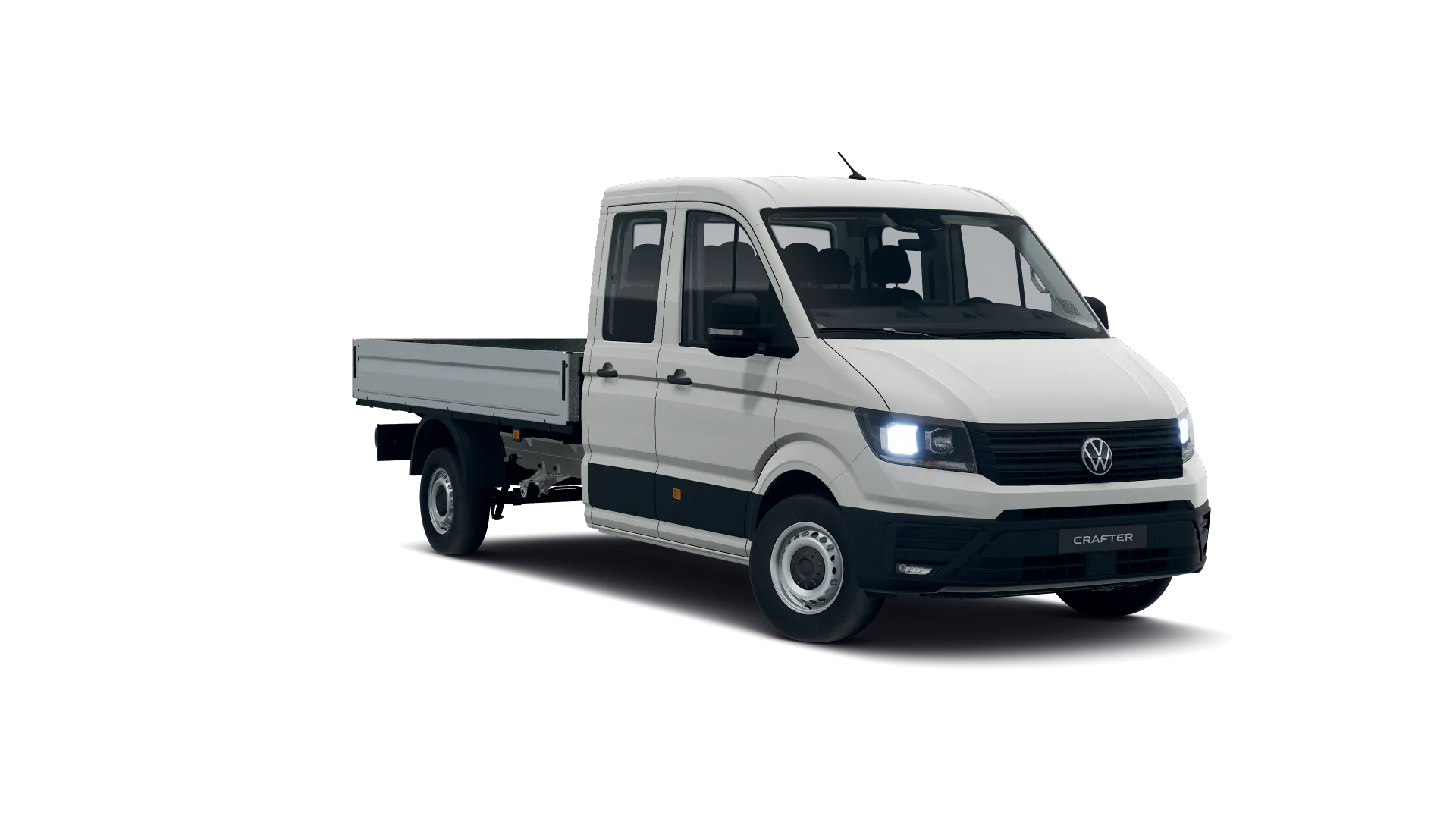 Volkswagen Crafter z podwójna kabiną z długim rozstawem osi