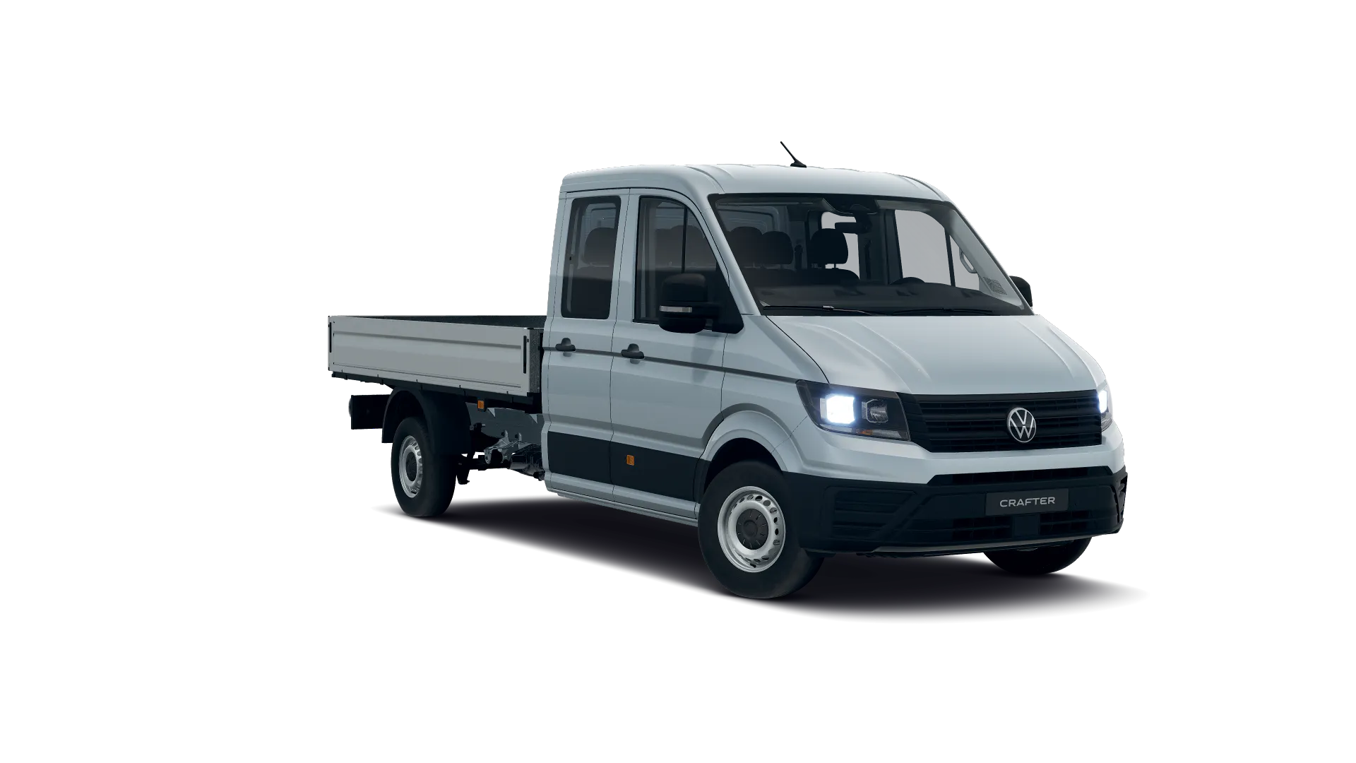 Volkswagen Crafter z podwójna kabiną z długim rozstawem osi