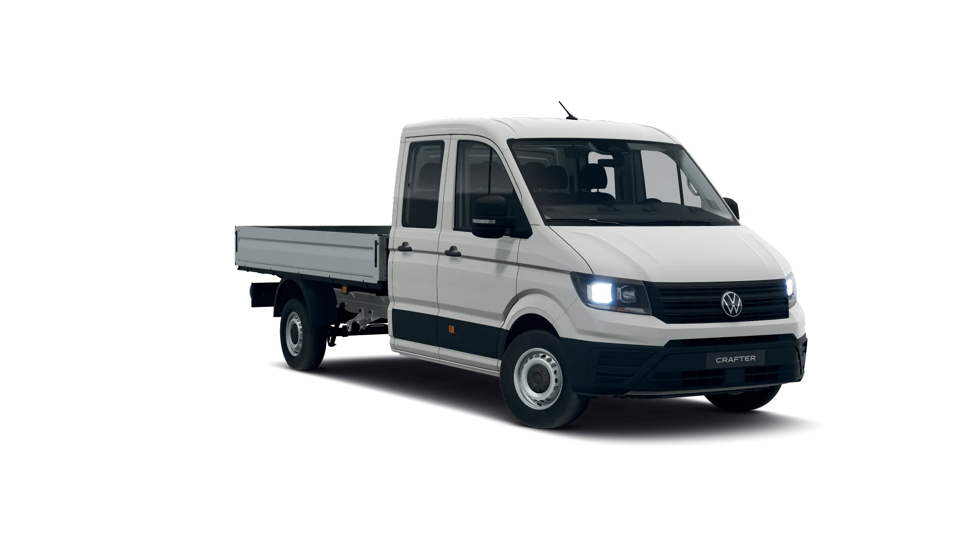Volkswagen Crafter z podwójna kabiną z długim rozstawem osi
