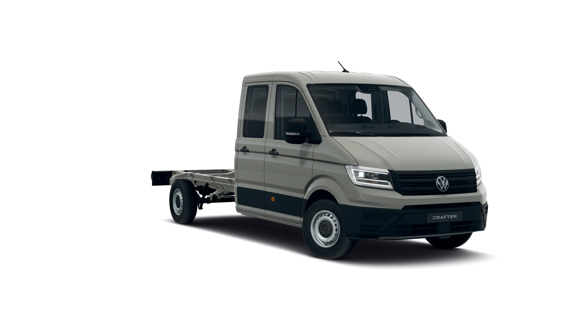 Volkswagen Crafter z podwójna kabiną z długim rozstawem osi