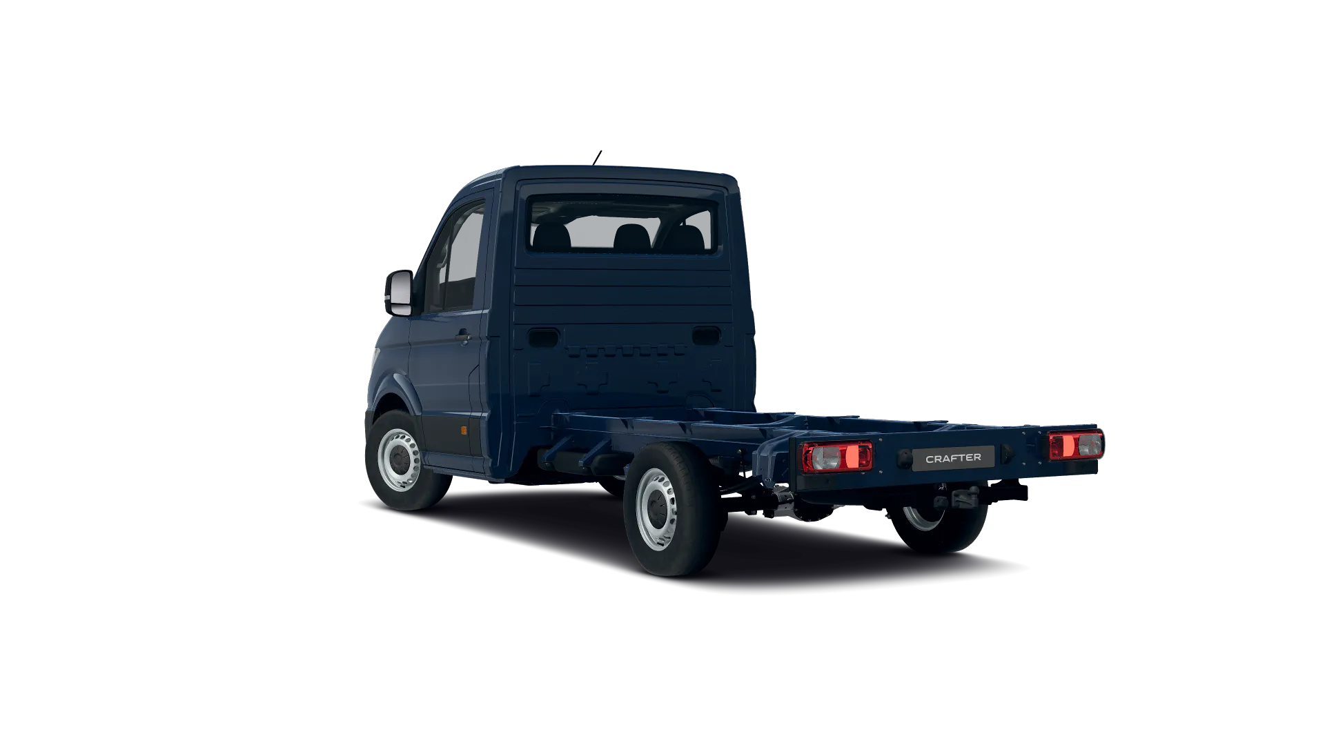 Volkswagen Crafter z pojedynczą kabiną ze średnim rozstawem osi