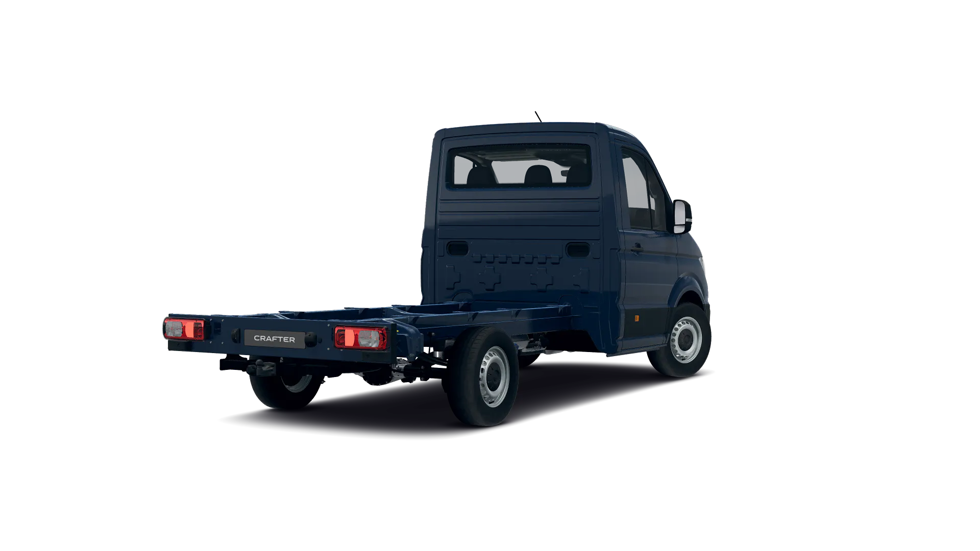 Volkswagen Crafter z pojedynczą kabiną ze średnim rozstawem osi