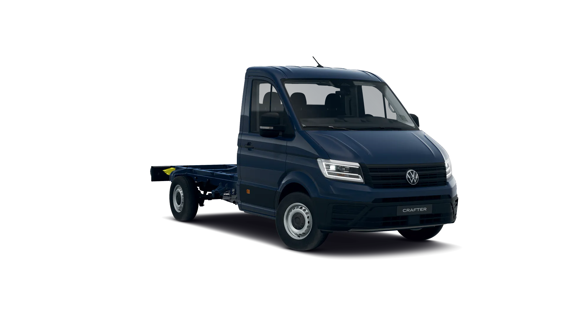 Volkswagen Crafter z pojedynczą kabiną ze średnim rozstawem osi