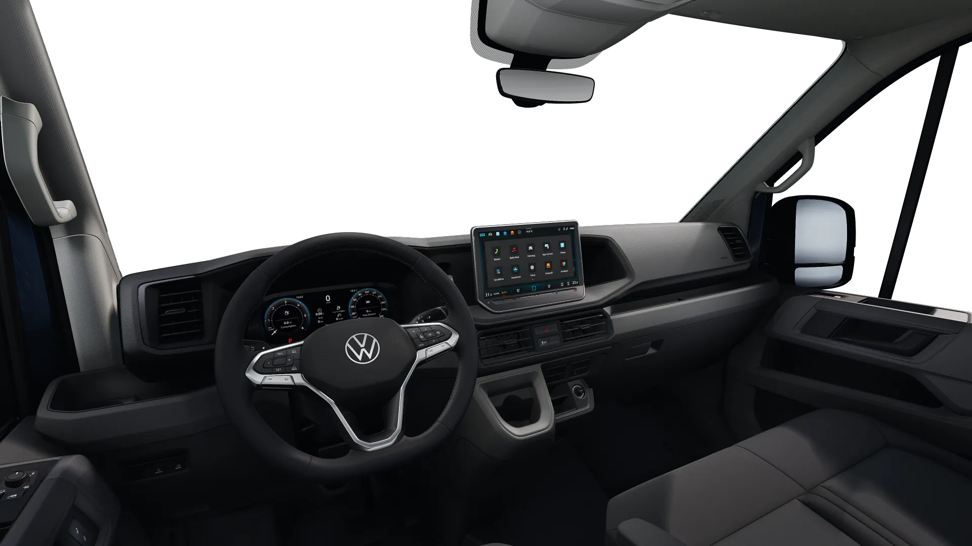Volkswagen Crafter z pojedynczą kabiną ze średnim rozstawem osi