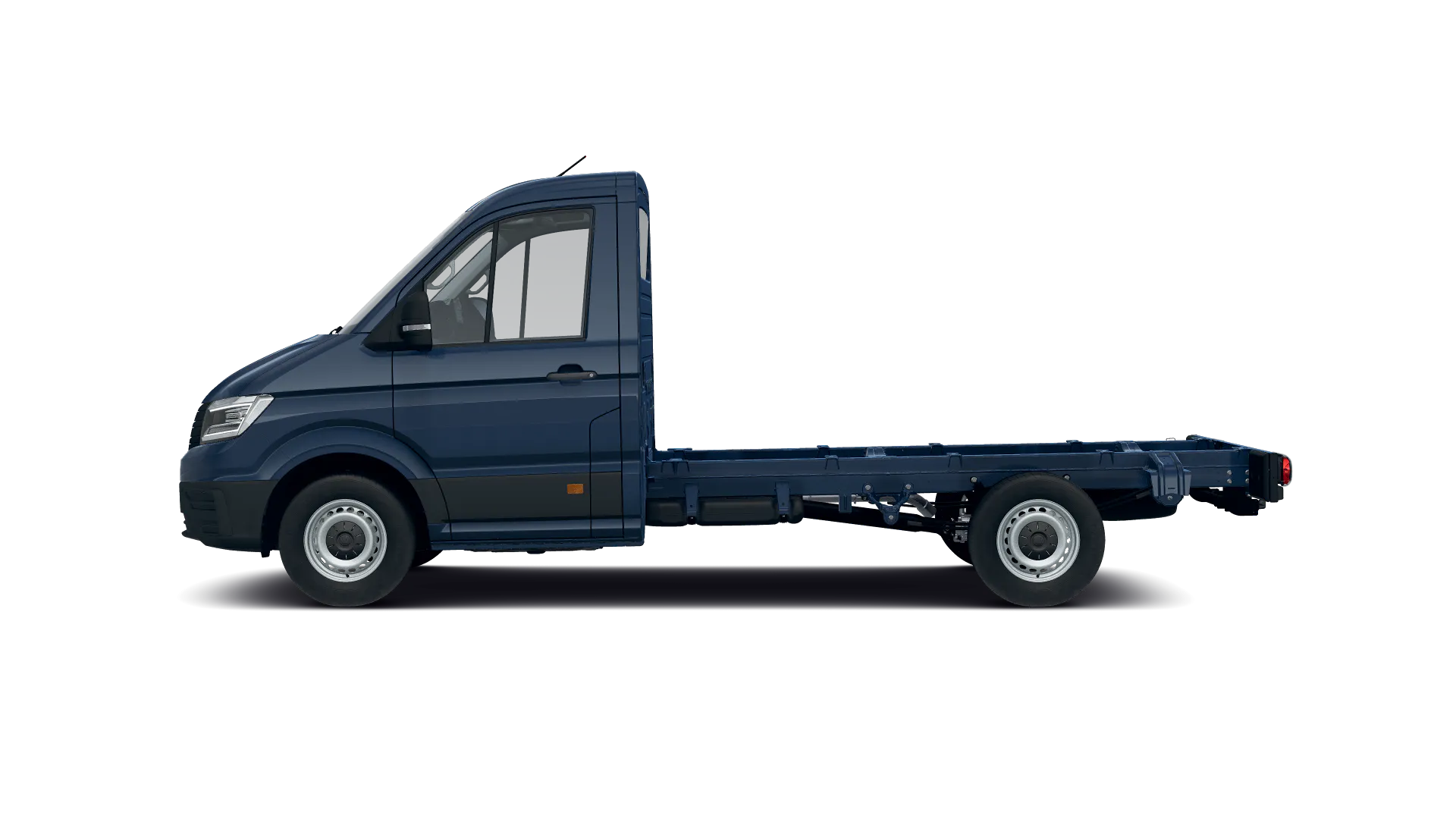Volkswagen Crafter z pojedynczą kabiną ze średnim rozstawem osi